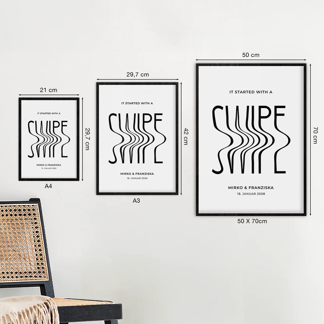 Poster "Swipe" - famwalls