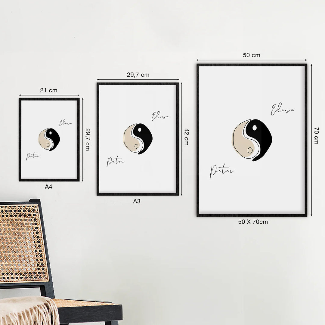 Poster "Yin & Yang" - famwalls