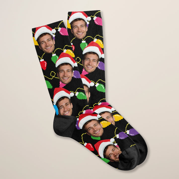 Personalisierte Socken "Weihnachten" mit Foto