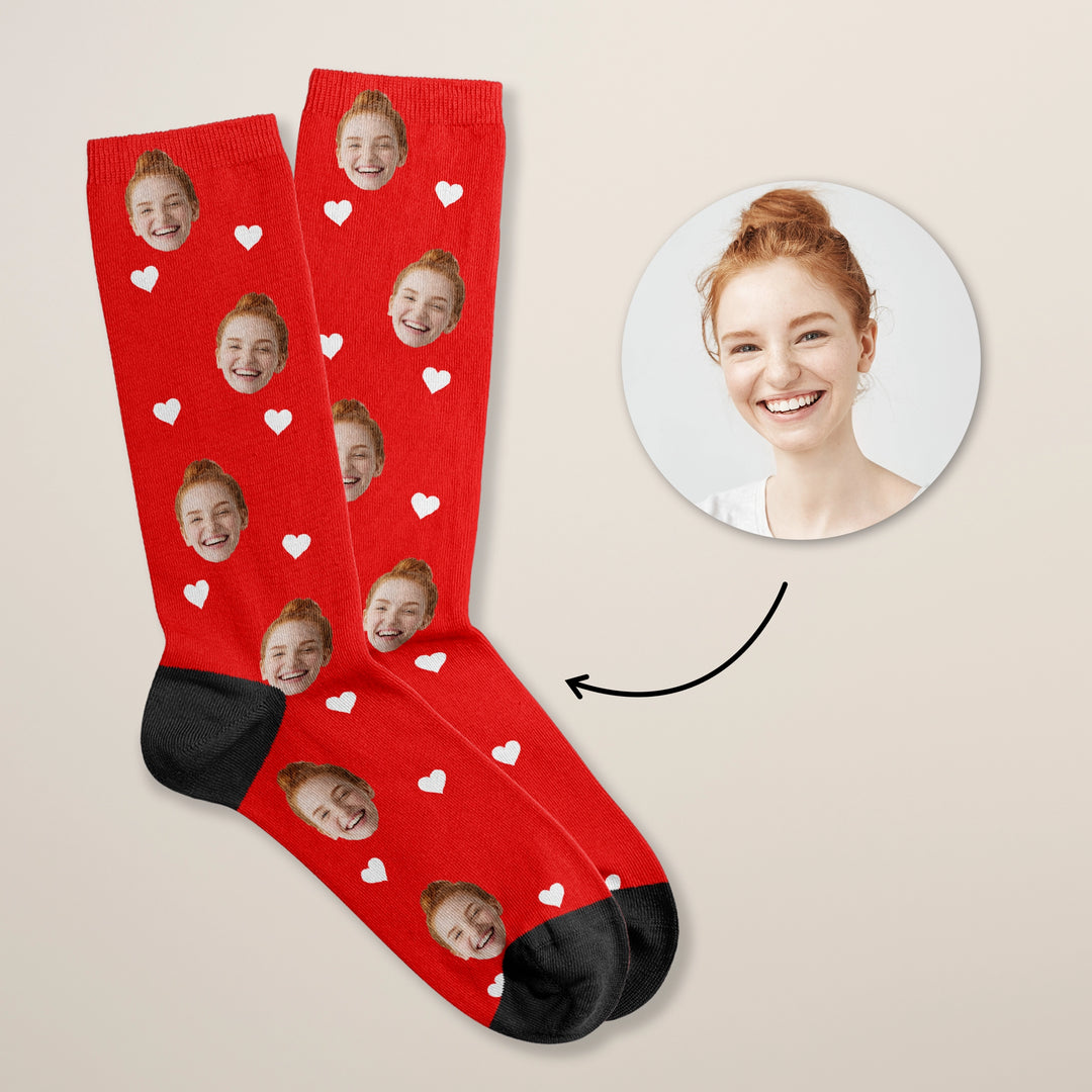 Personalisierte Socken mit Foto