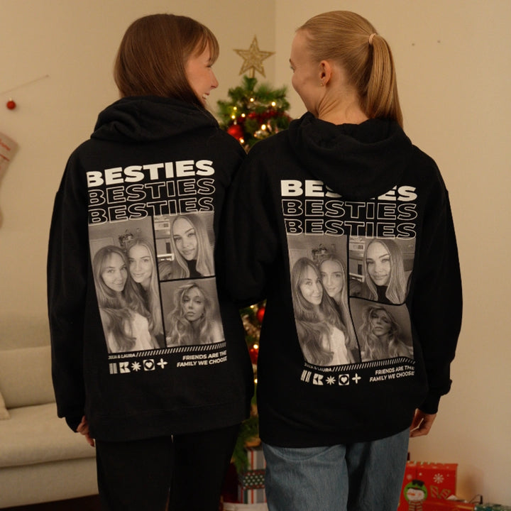 Personalisierter Hoodie "Besties"