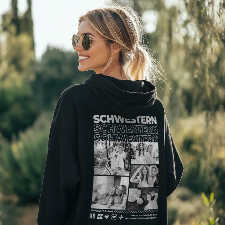Personalisierter Hoodie "BESTE SCHWESTER"