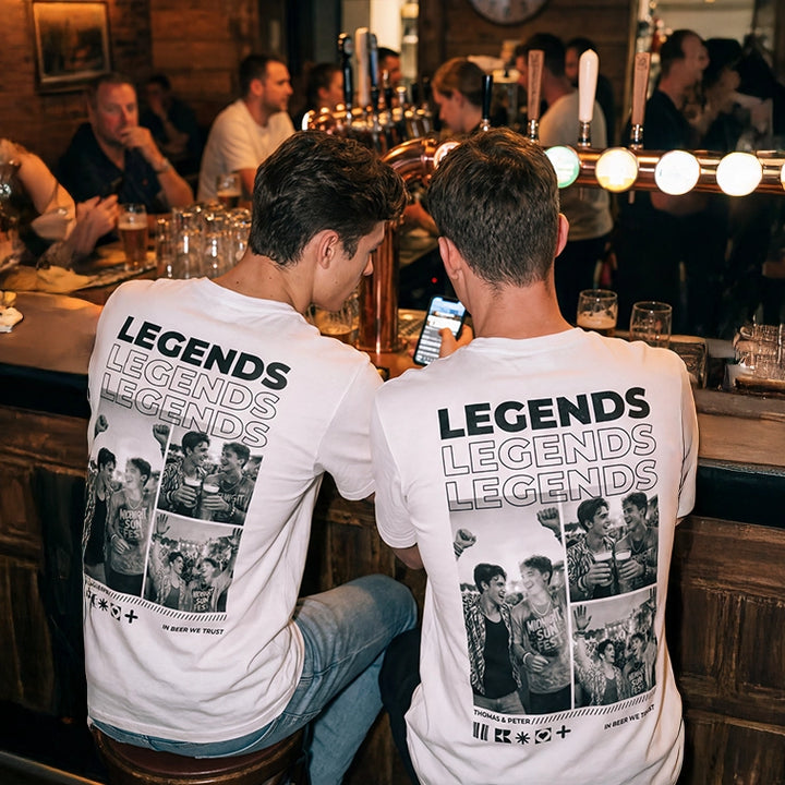 Personalisiertes T-Shirt "Drinkbuddies"