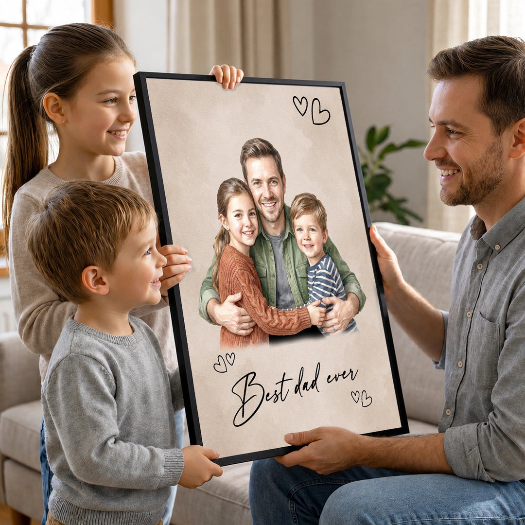(US) Personalisiertes Poster "Forever Your Little Girl"
