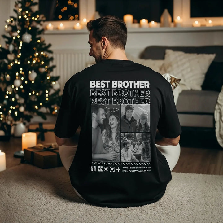 (US) Personalisiertes T-Shirt "BESTER BRUDER"