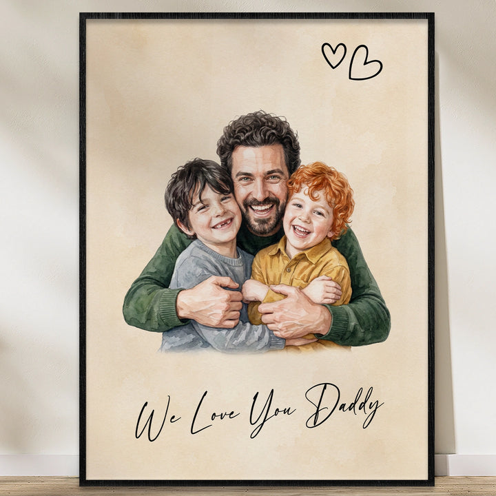 (US) Personalisiertes Poster "Forever Your Little Girl"