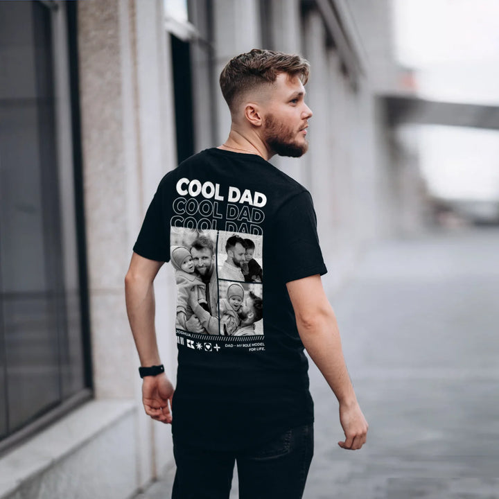 Personalized "Dad" Photo T-Shirt