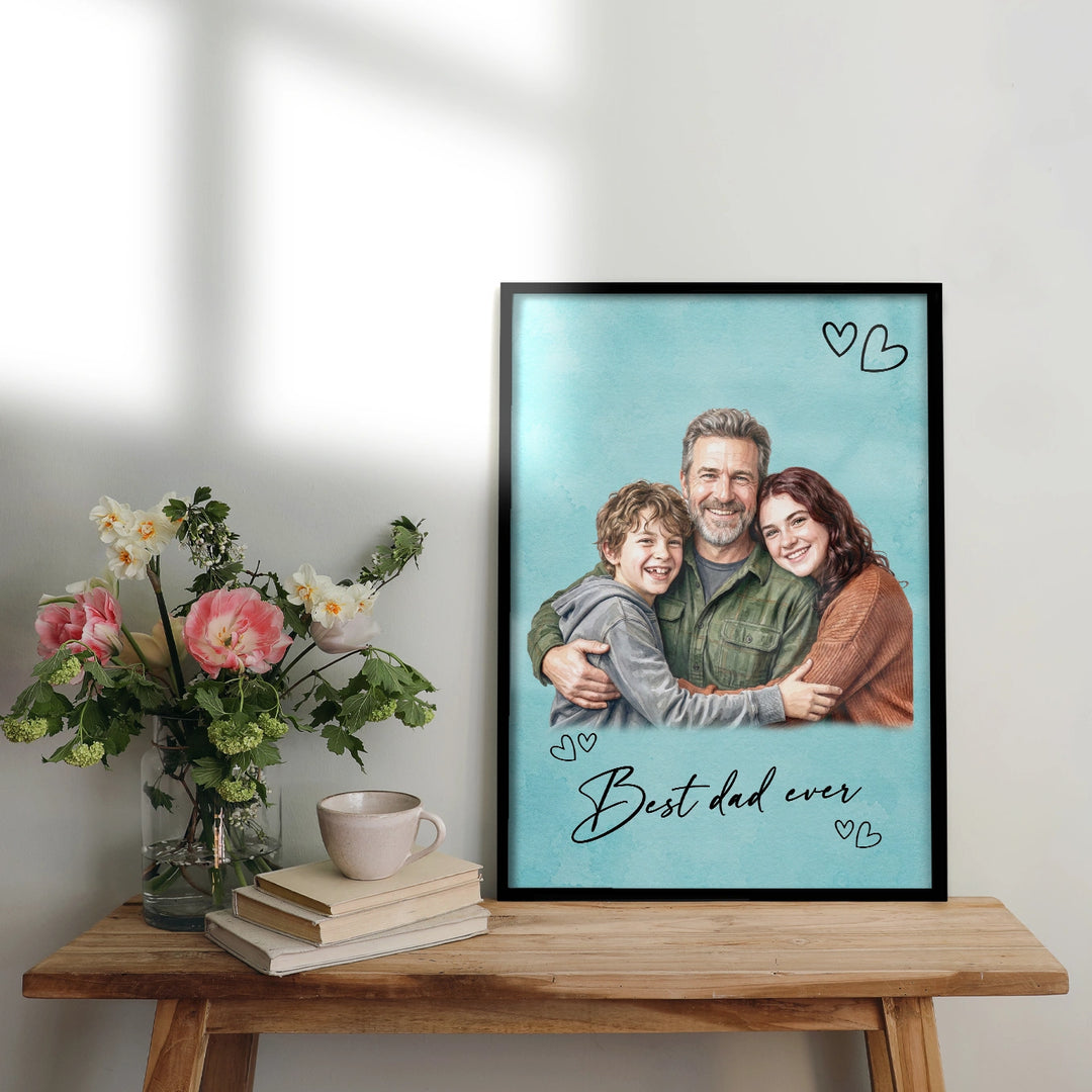 (US) Personalisiertes Poster "Forever Your Little Girl"