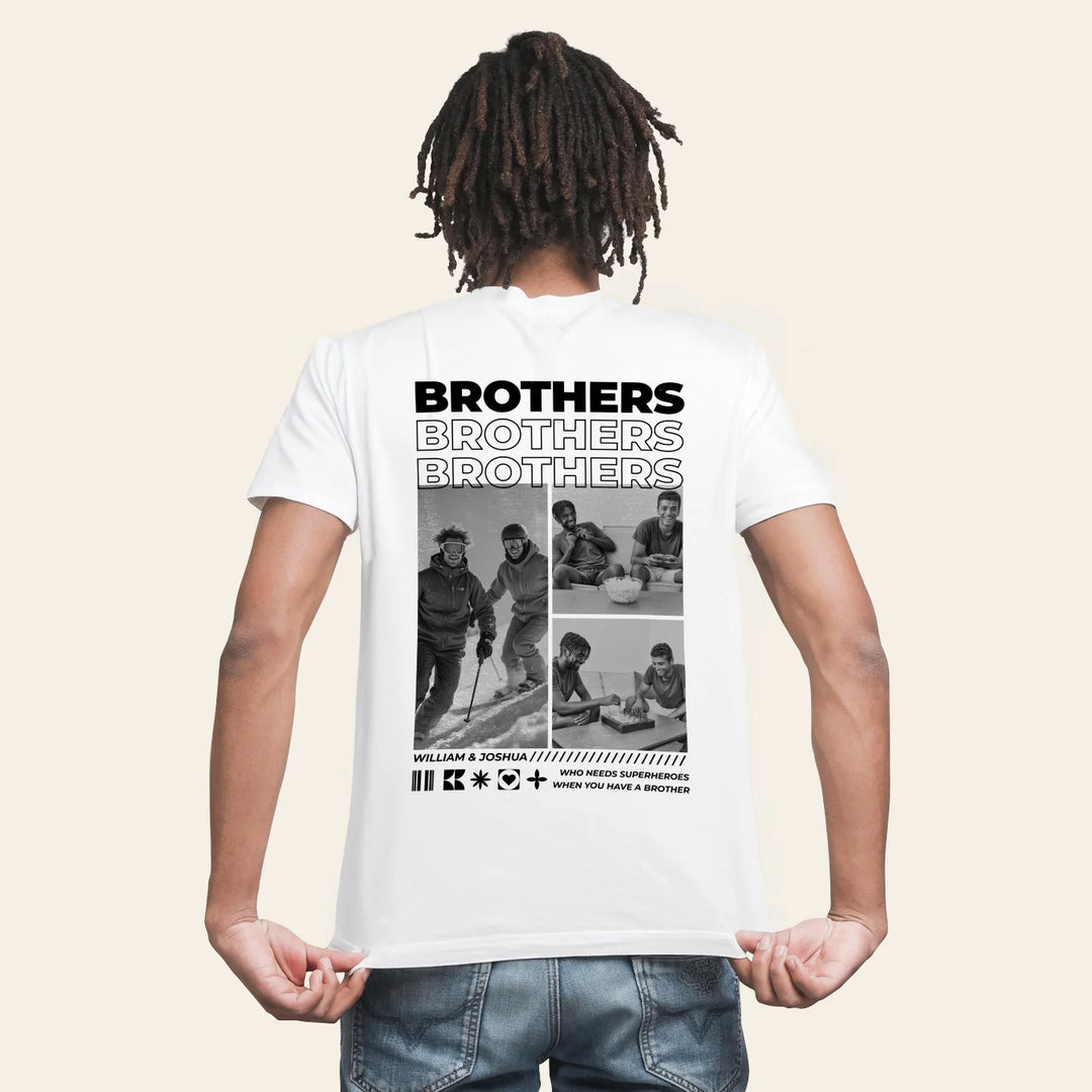 (US) Personalisiertes T-Shirt "BESTER BRUDER"