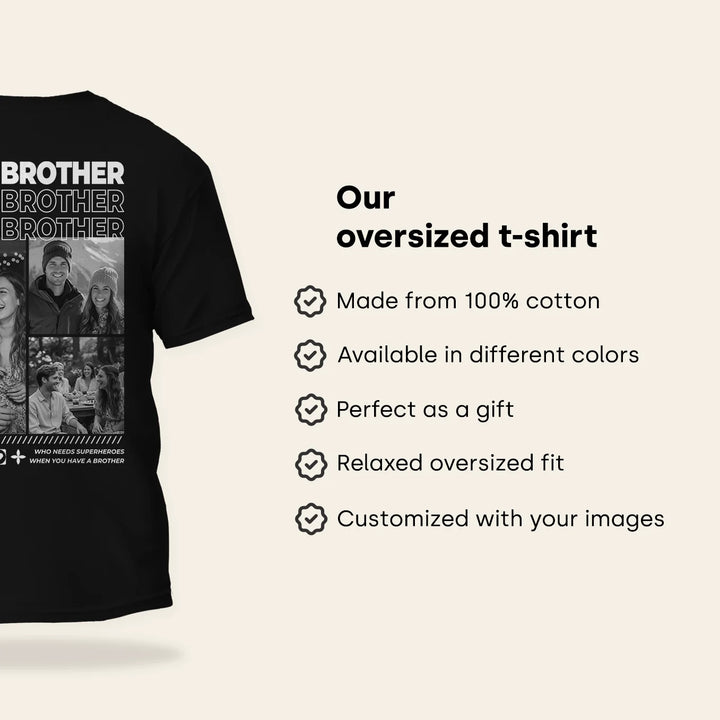 (US) Personalisiertes T-Shirt "BESTER BRUDER"