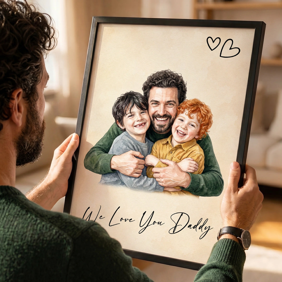(US) Personalisiertes Poster "Forever Your Little Girl"