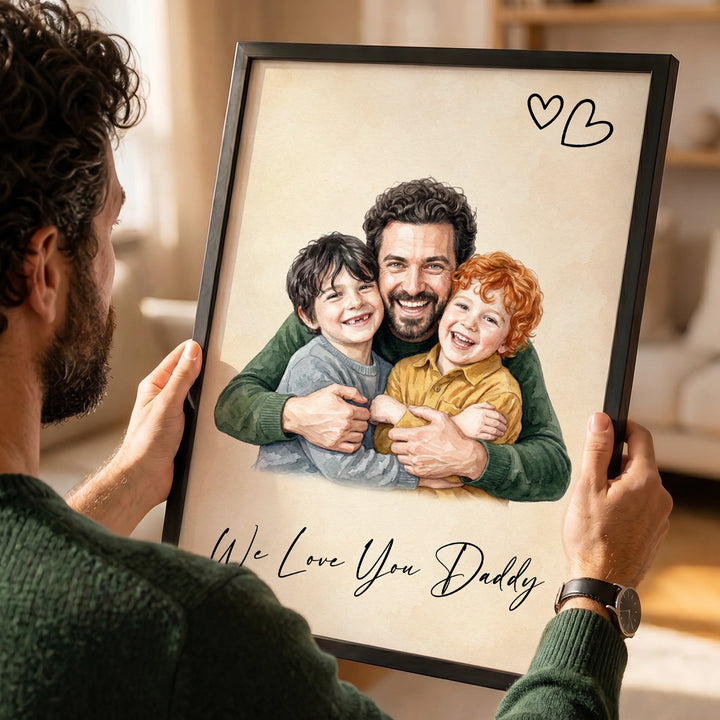 (US) Personalisiertes Poster "Forever Your Little Girl"