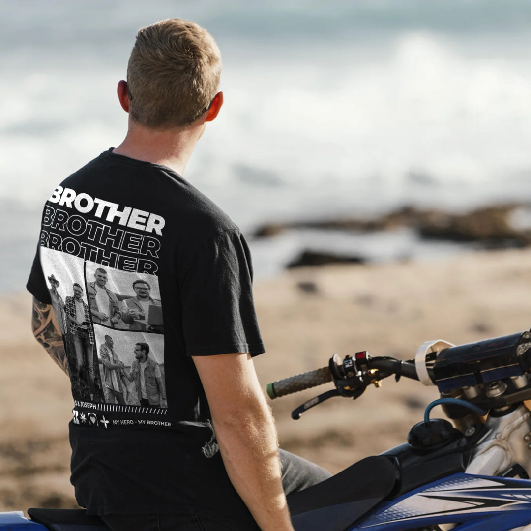 (US) Personalisiertes T-Shirt "BESTER BRUDER"