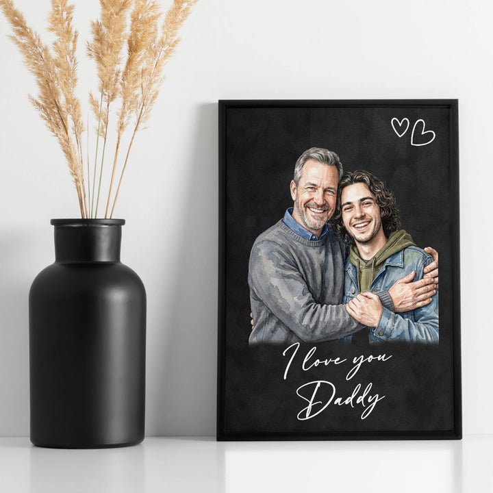 (US) Personalisiertes Poster "Forever Your Little Girl"