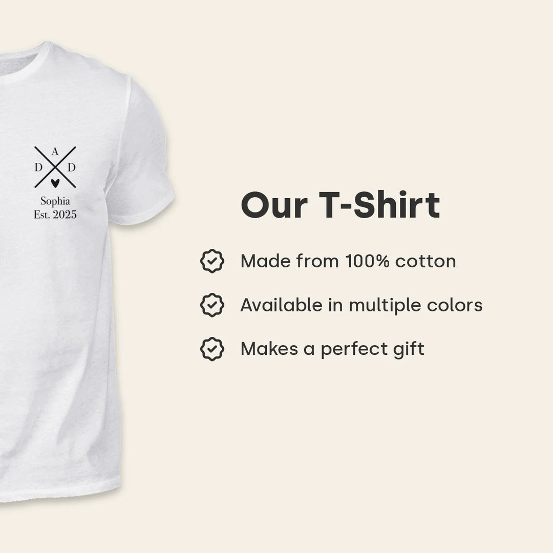 Personalized T-Shirt "DAD"