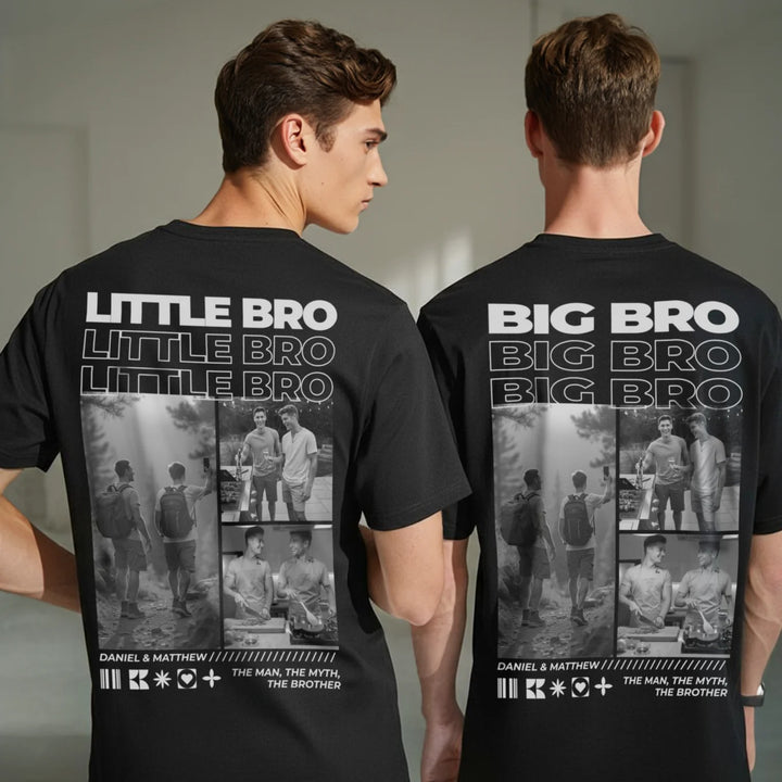 (US) Personalisiertes T-Shirt "BESTER BRUDER"