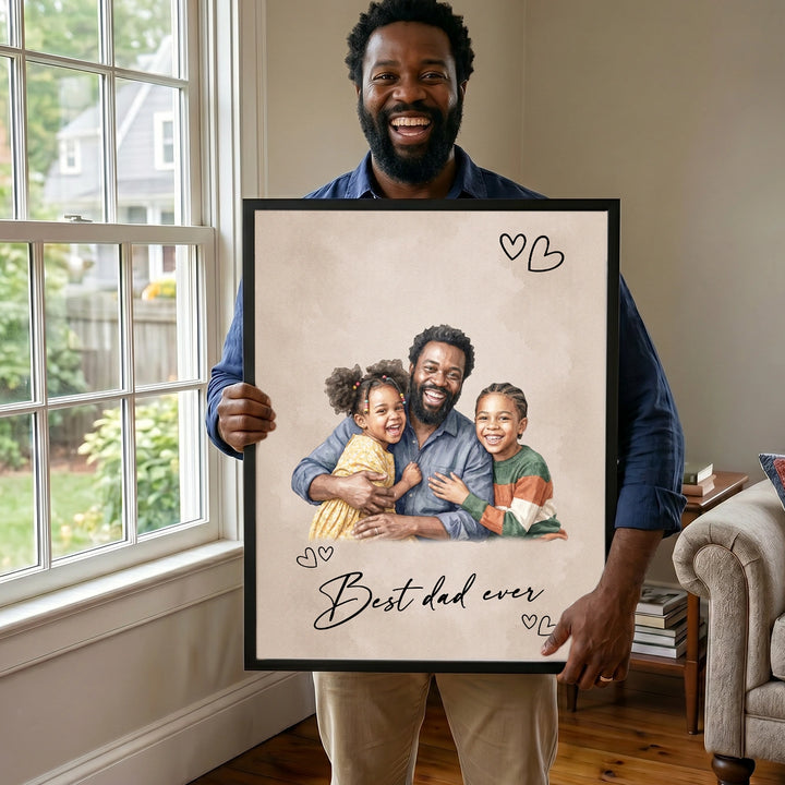 (US) Personalisiertes Poster "Forever Your Little Girl"