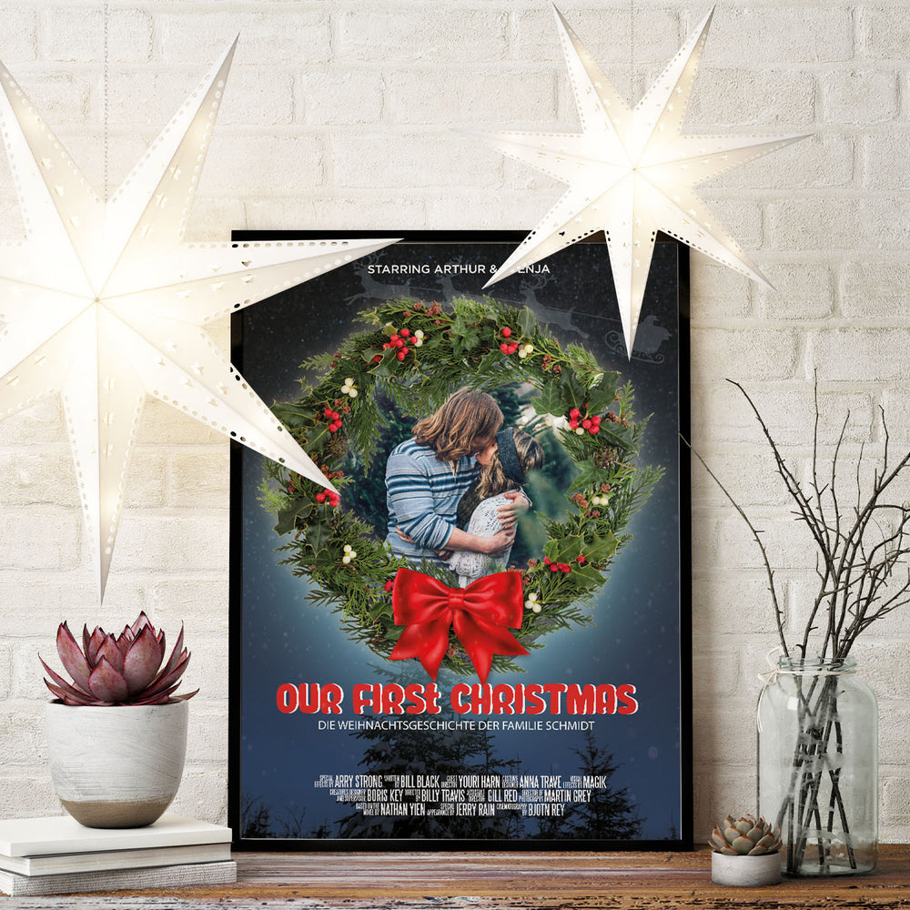 Weihnachtsfilm-Poster "Adventskranz" famwalls