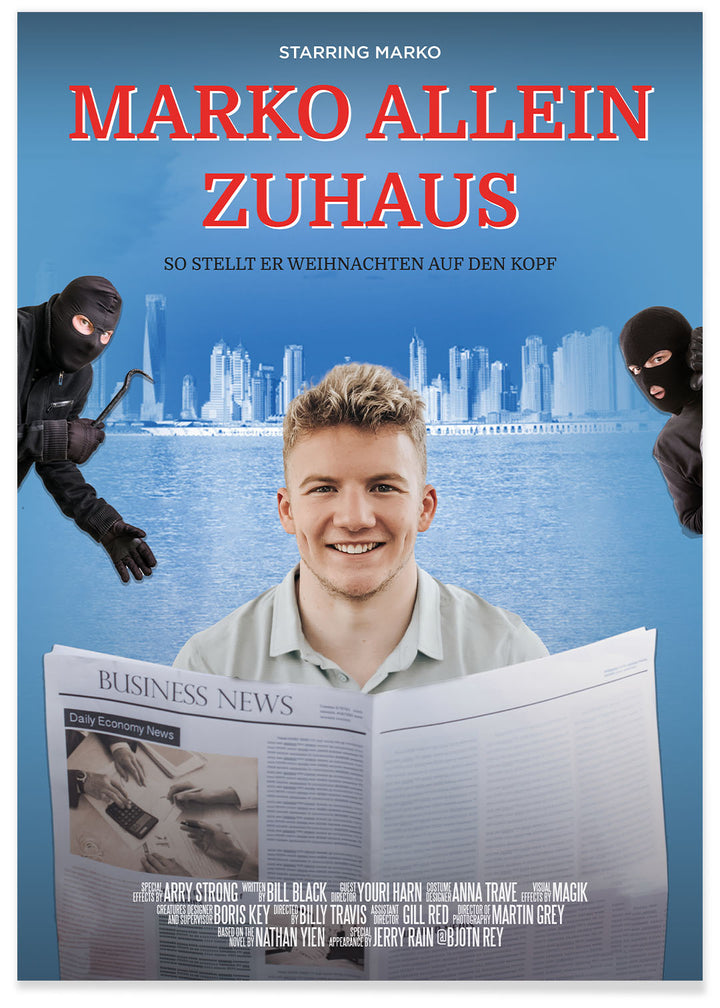 Weihnachtsfilm-Poster "Allein Zuhaus" famwalls