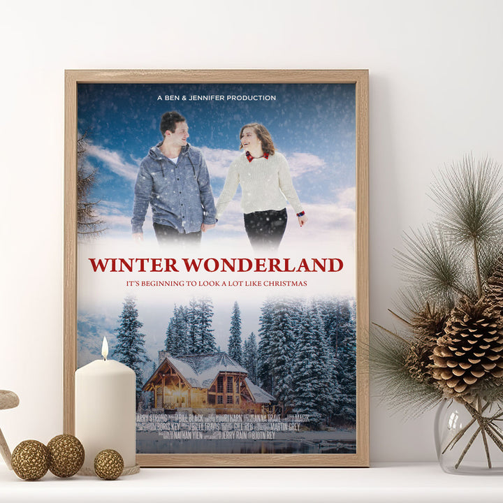 Weihnachtsfilm-Poster "Winter Wonderland" famwalls