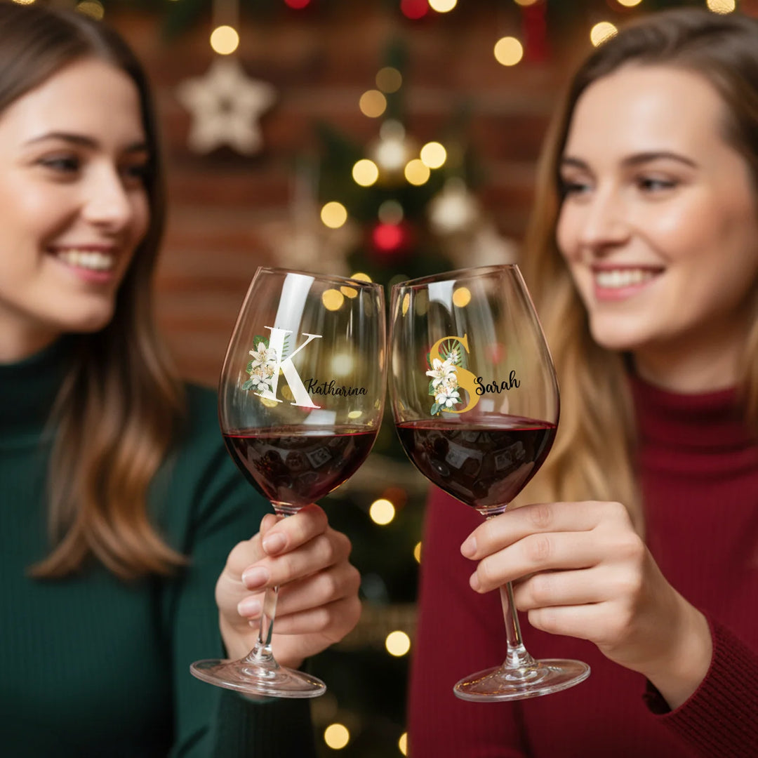 Personalisiertes Weinglas "Name"