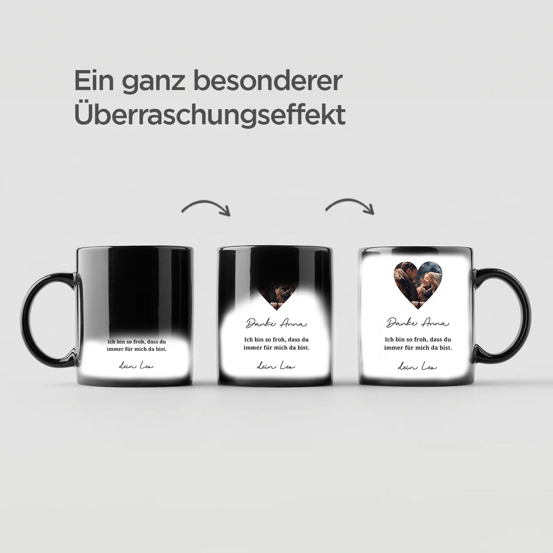 Zaubertasse "Danke" famwalls