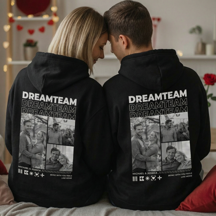 Personalisierter Hoodie "Perfect Match"