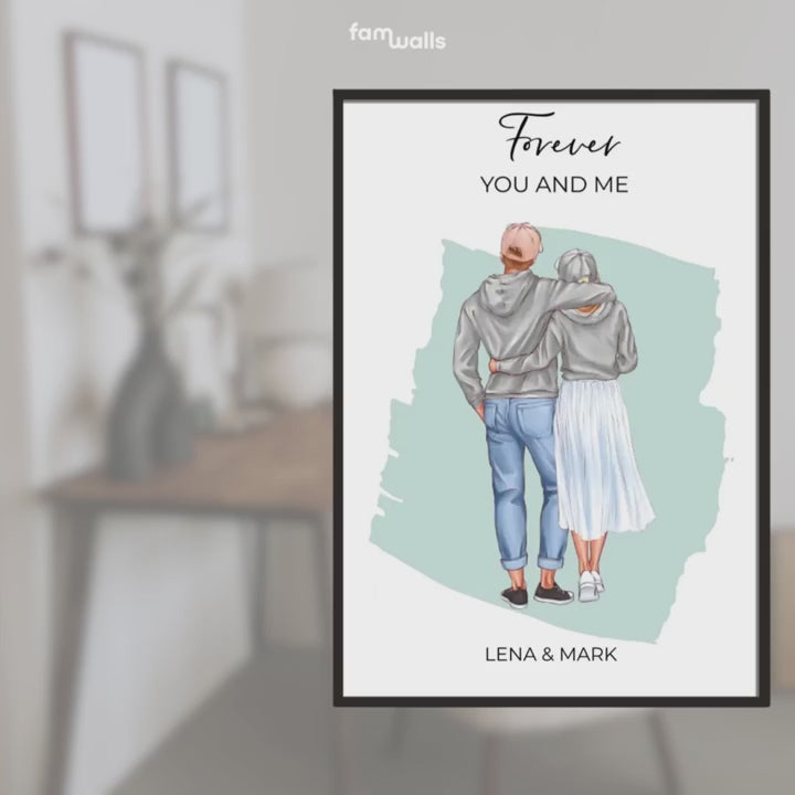 Personalized Poster - "Couple"