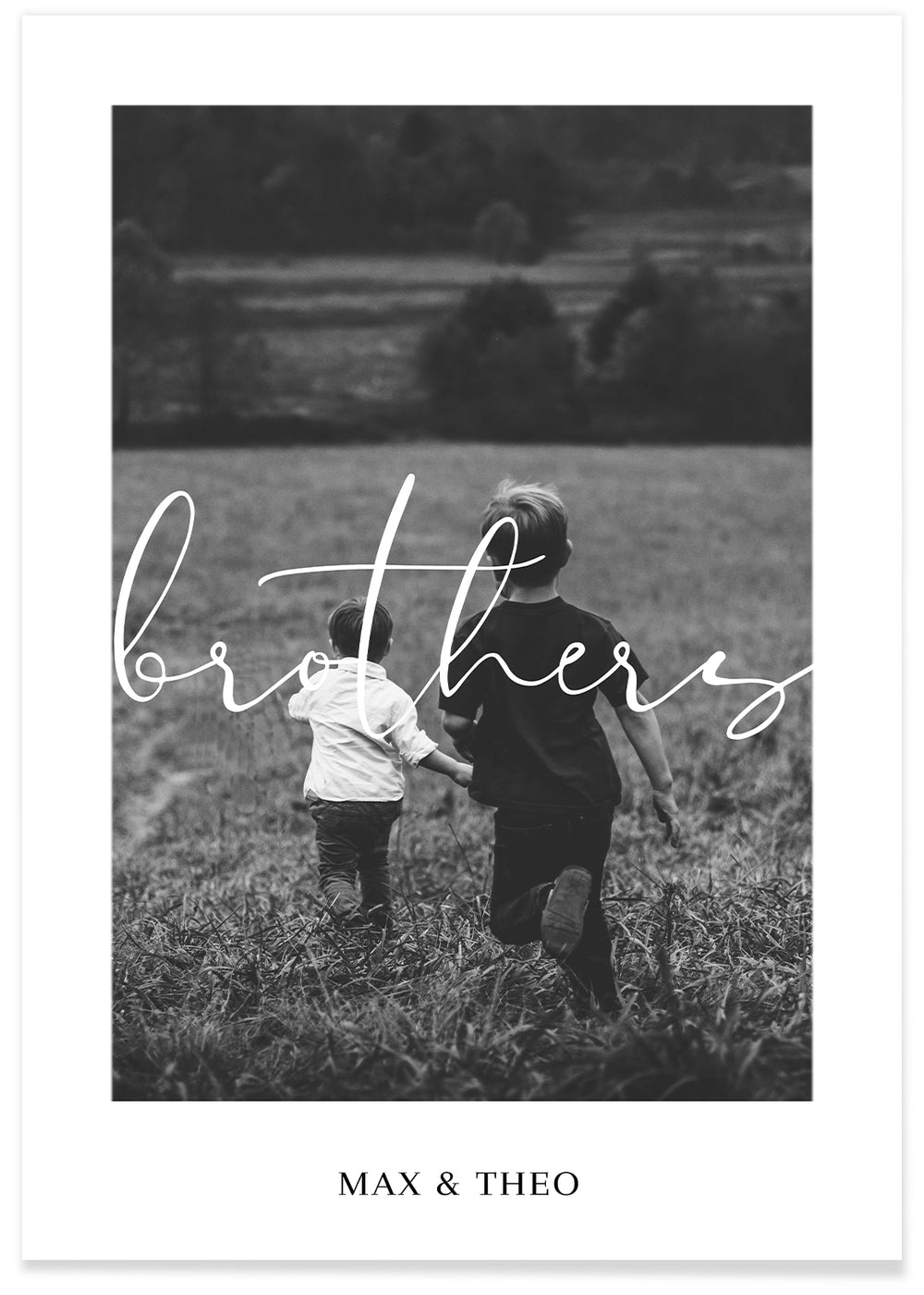 Fotoposter "Brothers" famwalls