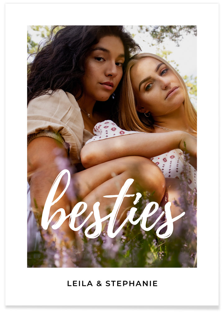 Fotoposter "Besties" famwalls