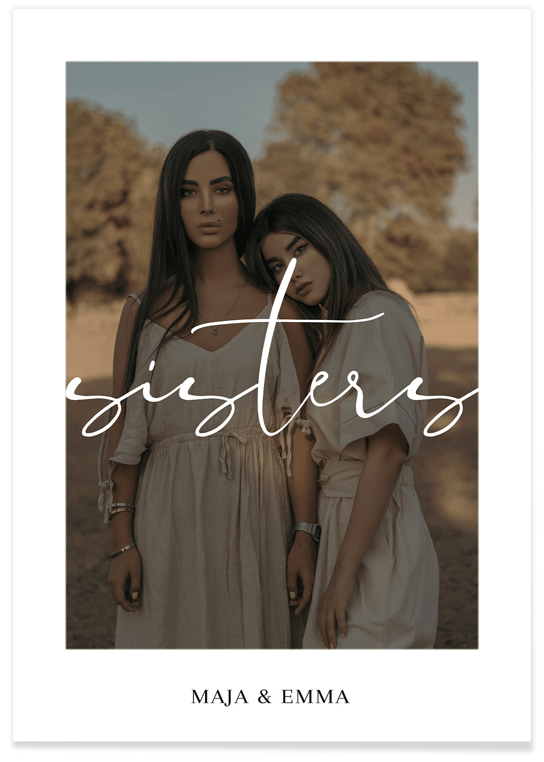 Fotoposter "Sisters" famwalls