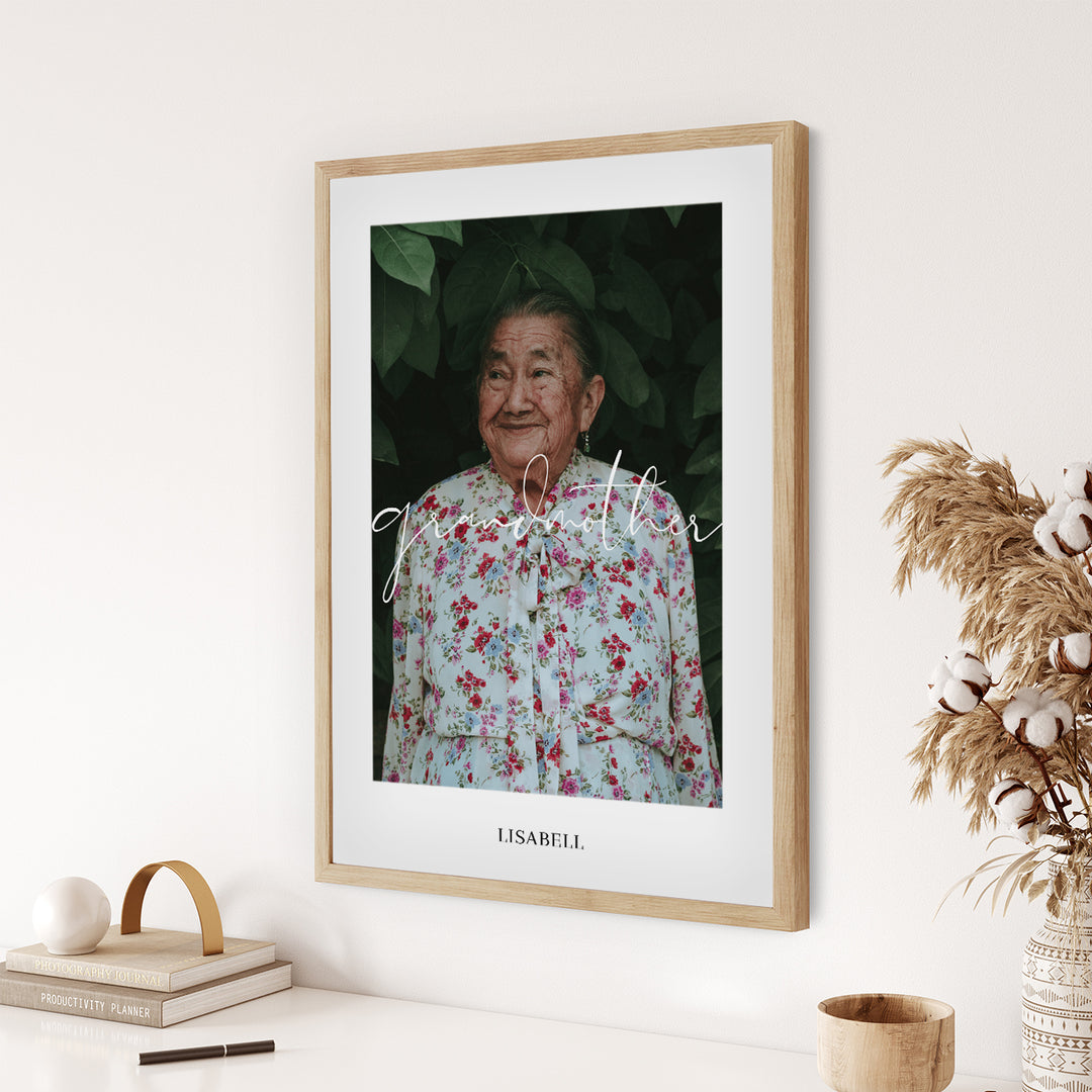 Photo poster"Grandmother"