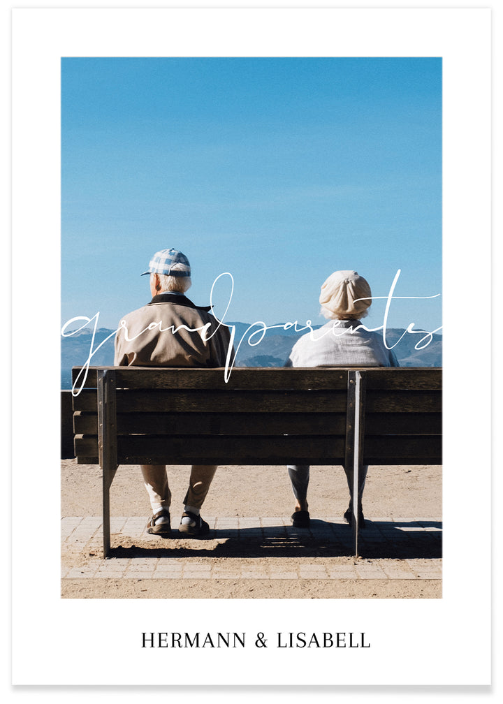 Photo poster"Grandparents"