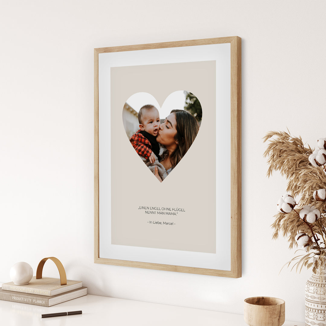 Photo poster "Mom Heart"
