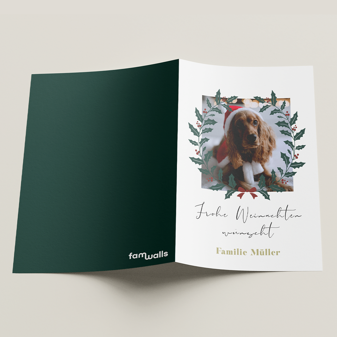 Personalized Christmas Card:"Christmas Song"