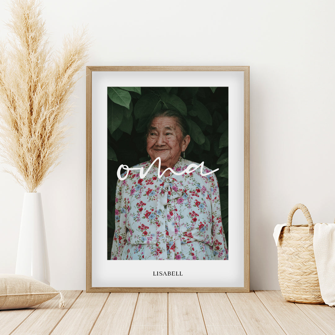 Photo poster"Grandma"