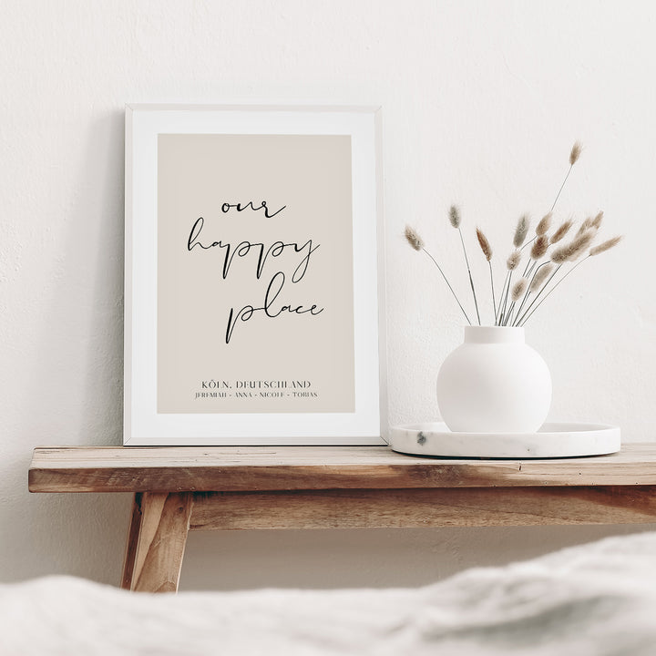 Poster "Our Happy Place"