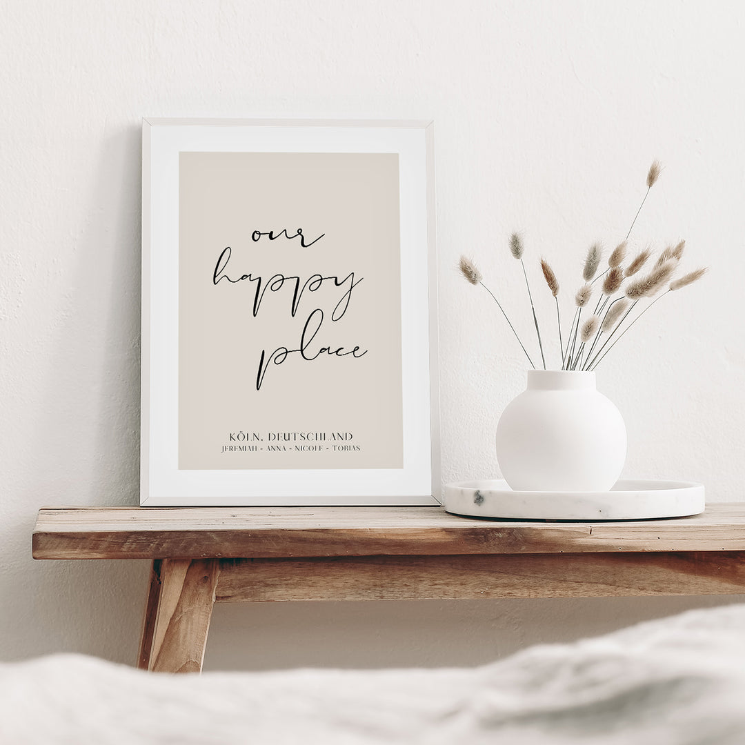 Poster"Our Happy Place"