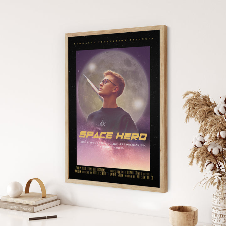 Movie poster "Space Hero"