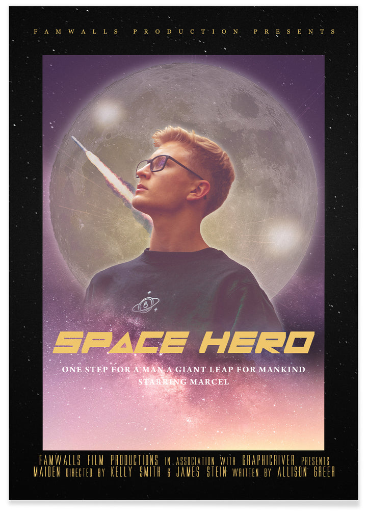 Movie poster "Space Hero"