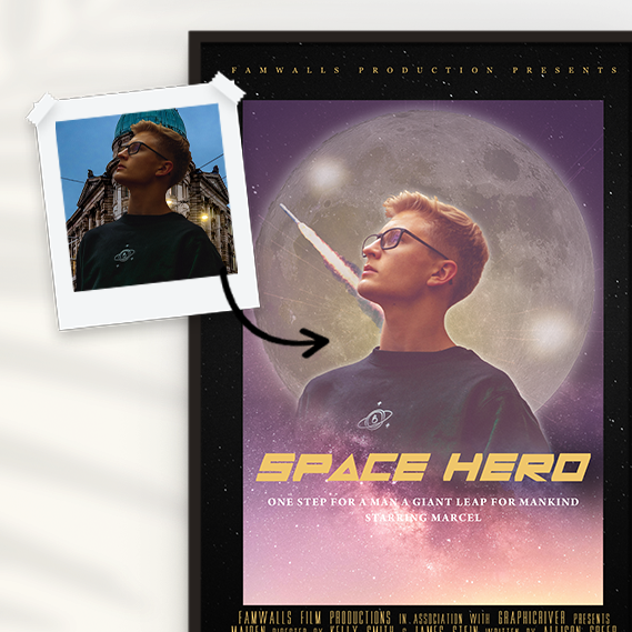 Filmposter "Space Hero"
