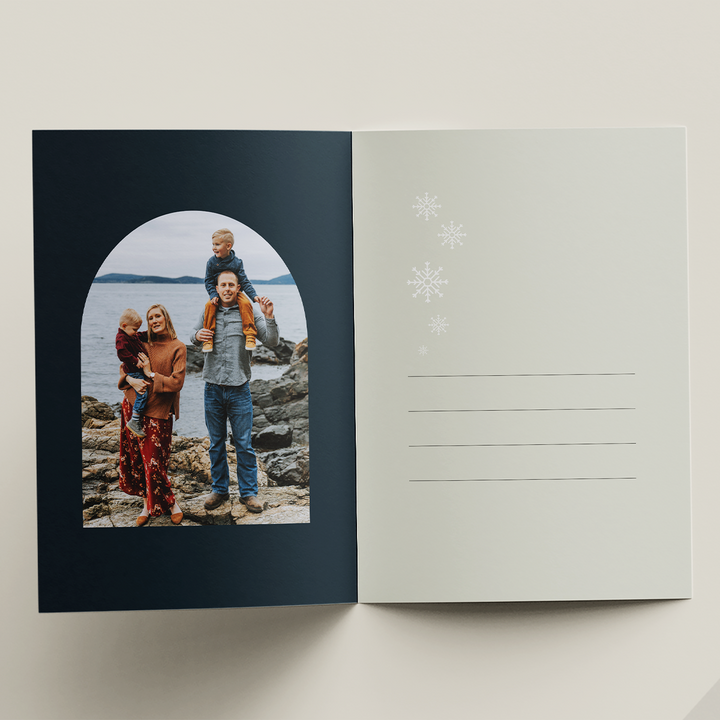 Personalized Christmas card:"Family Christmas"
