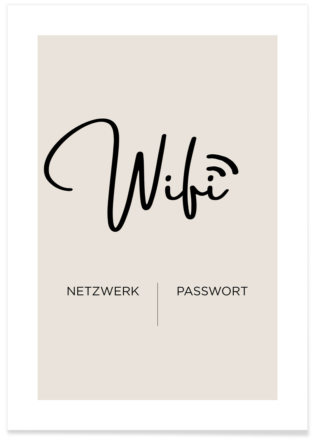 Poster "Wifi"