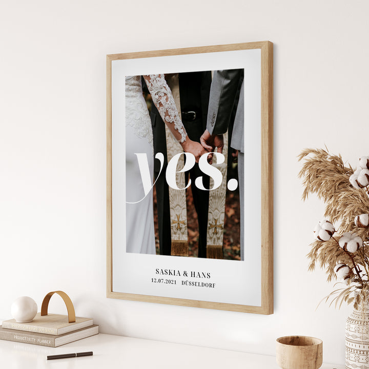Fotoposter "Yes"