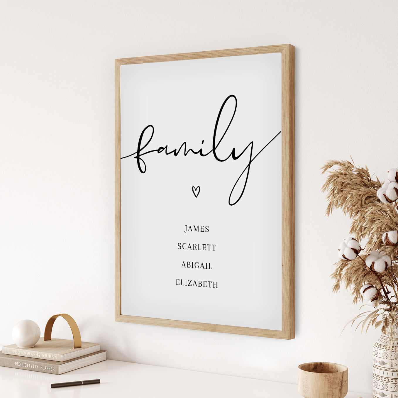 "Family" - Personalized Family Poster | famwalls