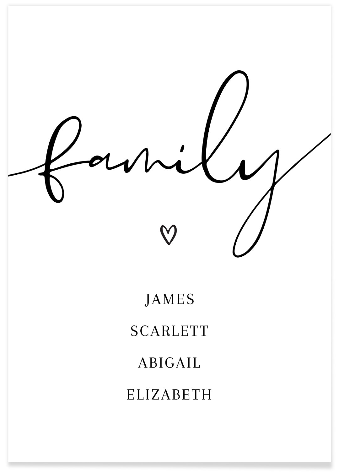 Poster "Family"